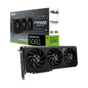 کارت گرافیک ایسوس مدل PRIME GeForce RTX 5060 OC Edition 8GB GDDR7