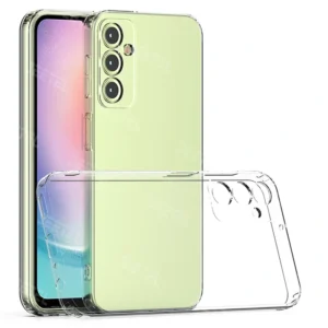 قاب شفاف گوشی Samsung Galaxy A34 مدل ژله ای محافظ لنزدار