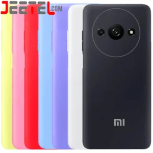کاور سیلیکونی تک رنگ اورجینال Xiaomi Redmi A3 مدل پاک کنی اصل
