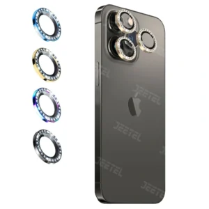 گلس لنز رینگی IPHONE 13 Pro مدل نگین دار دیاموند
