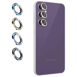 گلس لنز رینگی Samsung Galaxy S23 FE مدل نگین دار دیاموند