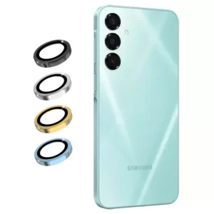 محافظ لنز دوربین Samsung Galaxy A16 رینگی مدل شیشه ای آلومینیومی