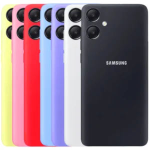 کاور سیلیکونی تک رنگ اورجینال Samsung Galaxy A06 مدل پاک کنی اصل