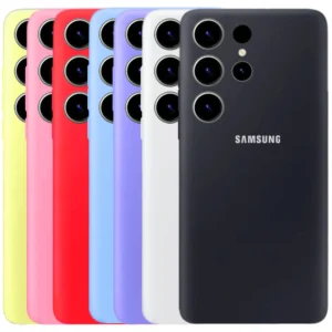 کاور سیلیکونی تک رنگ اورجینال Samsung Galaxy S25 Ultra مدل پاک کنی اصل