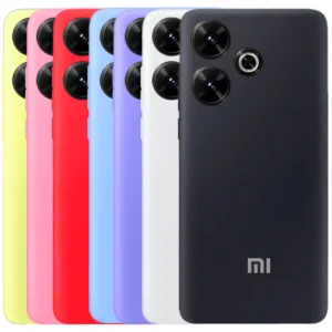 کاور سیلیکونی تک رنگ اورجینال Xiaomi Poco F6 مدل پاک کنی اصل