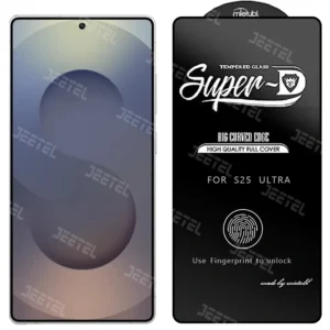 گلس گوشی Samsung Galaxy S25 Ultra سوپر فلت فینگرپرینت از برند Mietubl