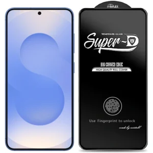 گلس گوشی Samsung Galaxy S25 سوپر فلت فینگرپرینت از برند Mietubl