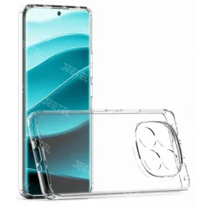 قاب شفاف Xiaomi Redmi Note 14 Pro 4G مدل ژله ای محافظ لنزدار