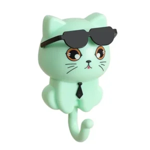 جاسوییچی و پایه نگهدارنده دیواری طرح گربه Cat Coat
