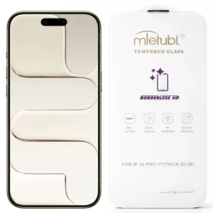 گلس اورجینال گوشی iPHONE 17 / 16 Pro مدل Mietubl Borderless HD