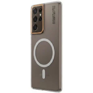 قاب نیمه مات فوق نازک از برند Soft Sanding برای Samsung Galaxy S21 Ultra با پشتیبانی مگ سیف