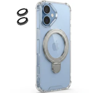 کاور اورجینال ایربگ دار مدل استندشو از برند EvoClear برای iPhone 16
