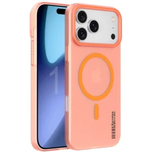 قاب نیمه مات فوق نازک از برند Soft Sanding برای iPhone 17 Pro Max با پشتیبانی مگ سیف