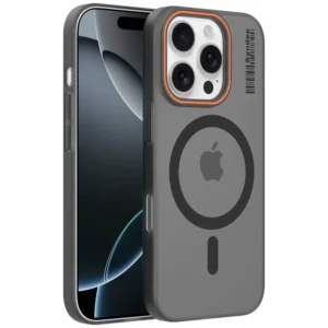 قاب نیمه مات فوق نازک از برند Soft Sanding برای iPhone 16 Pro با پشتیبانی مگ سیف