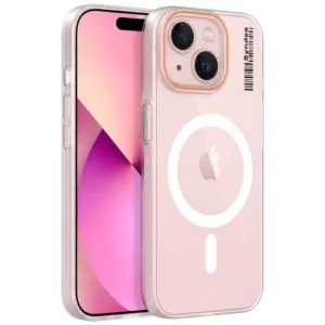 قاب نیمه مات فوق نازک از برند Soft Sanding برای iPhone 15 با پشتیبانی مگ سیف