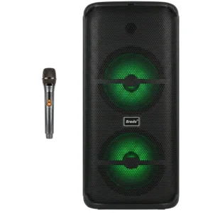 اسپیکر پارتی باکس قابل حمل به همراه میکروفن مدل Brodu BTS-2225