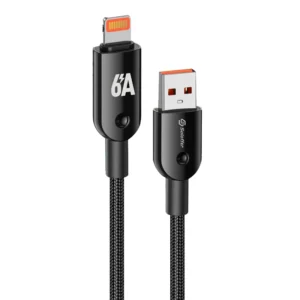 کابل کنفی 6A فست شارژ Lightning مدل Soloffer CC-128 (اورجینال+گارانتی)