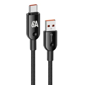 کابل کنفی 6A فست شارژ Type-C مدل Soloffer CC-128 (اورجینال+گارانتی)