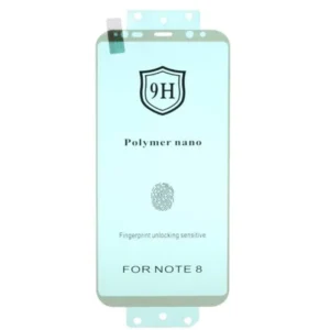 برچسب PMMA محافظ صفحه نمایش اورجینال مناسب برای گوشی Samsung Galaxy Note 9 / Note 8 مدل پلیمر نانو بک بورد سبز