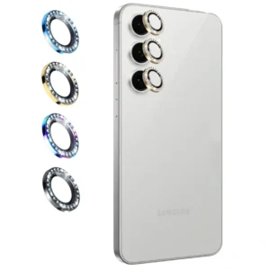 گلس لنز رینگی Samsung Galaxy S25 FE مدل نگین دار دیاموند