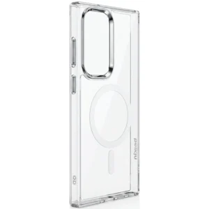 کاور شفاف مگ سیف مدل Belkin Clear Metal مناسب برای Samsung Galaxy S23 Ultra