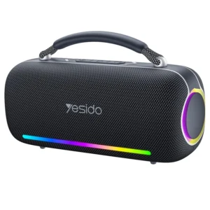 اسپیکر بلوتوثی بوم باکس مدل ضدآب 60W RGB IPX5 از برند یسیدو Yesido YSW43 (100% اورجینال)