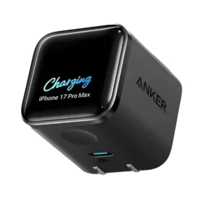 آداپتور فست شارژ 45 وات با نمایشگر هوشمند از برند انکر مدل ANKER Nano Charger 45W A121D (100% اورجینال-منو چین)