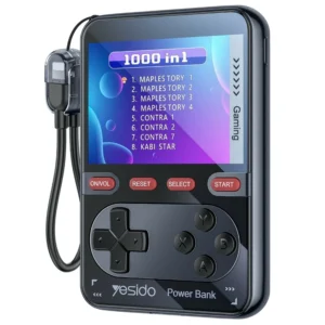 پاوربانک و کنسول گیم به همراه کابل مدل 20W 10.000Mah از برند YESIDO YP87 (100% اورجینال)