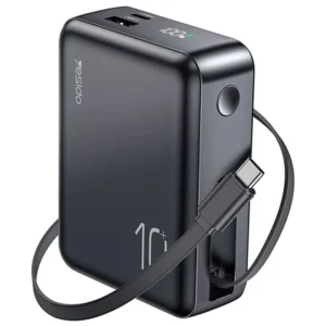 پاوربانک فست شارژ 10.000Mah به همراه کابل با توان 22.5W از برند YESIDO YP70 (100% اورجینال)
