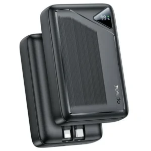 پاوربانک فست شارژ به همراه دو کابل 20.000Mah با توان 22.5W از برند YESIDO YP85 (100% اورجینال)