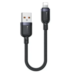 کابل کنفی آیفونی 30 سانتی مدل 12 وات از برند YESIDO CA131L (100% اورجینال)