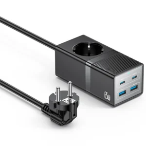 مبدل برق و شارژر چندراهی 65 وات Gan مدل 10A 2500W Power Ranting از برند YESIDO MC36 (100% اورجینال)