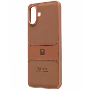 کاور چرمی مدل Puloka Next مناسب برای گوشی Samsung Galaxy A07 (عسلی)