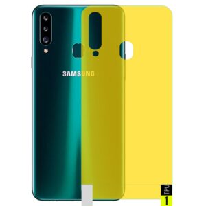 برچسب نانو پشت گوشی Samsung Galaxy A20S مدل فول کاور شفاف آنتی شوک
