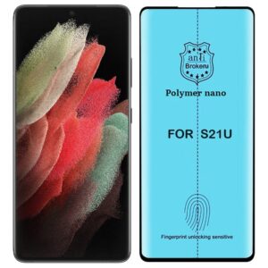 برچسب PMMA محافظ صفحه نمایش اورجینال مناسب برای گوشی Samsung Galaxy S21 Ultra مدل پلیمر نانو