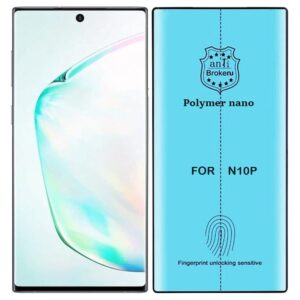 برچسب PMMA محافظ صفحه نمایش اورجینال مناسب برای گوشی Samsung Galaxy Note 10 Plus مدل پلیمر نانو