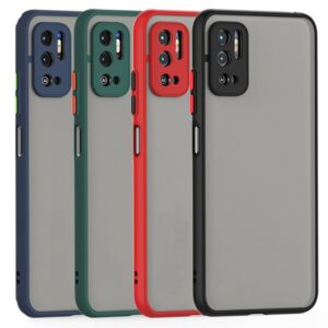 کاور ضدضربه شیائومی Redmi Note 10 5G / Poco M3 Pro مدل مات محافظ دوربین ( طرح قسمت لنز با تصویر اصلی متفاوت است )