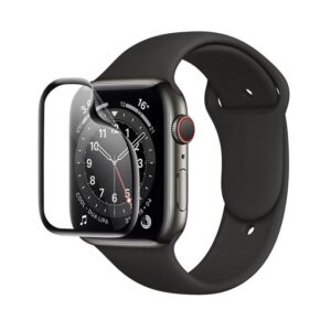 گلس محافظ لبه نرم تمام صفحه مناسب برای Apple Watch 38 mm