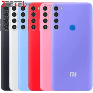 کاور سیلیکونی تک رنگ اورجینال Xiaomi Redmi Note 8 مدل پاک کنی اصل (بدون محافظ لنز)