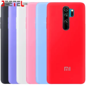 کاور سیلیکونی تک رنگ اورجینال Xiaomi Redmi Note 8 Pro مدل پاک کنی اصل (محافظ لنزدار)