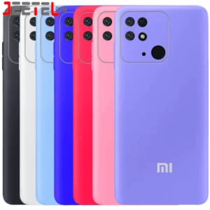 کاور سیلیکونی تک رنگ اورجینال Xiaomi Redmi 10C / Poco C40 مدل پاک کنی اصل