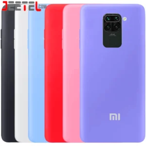 کاور سیلیکونی تک رنگ اورجینال Xiaomi Redmi Note 9 مدل پاک کنی اصل