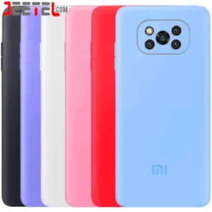 کاور سیلیکونی تک رنگ اورجینال Xiaomi Poco X3 / X3 Pro مدل پاک کنی اصل