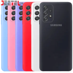 کاور سیلیکونی تک رنگ اورجینال Samsung Galaxy A53 مدل پاک کنی اصل