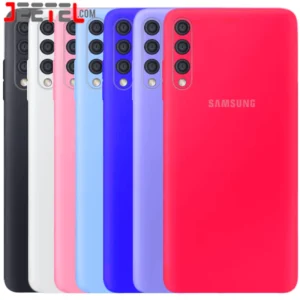 کاور سیلیکونی تک رنگ اورجینال Samsung Galaxy A50 / A30S مدل پاک کنی اصل