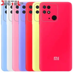 کاور سیلیکونی تک رنگ اورجینال Xiaomi Redmi 10A مدل پاک کنی اصل