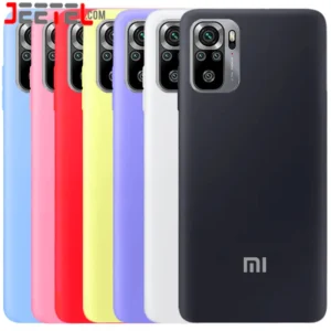 کاور سیلیکونی تک رنگ اورجینال  (Xiaomi (Redmi Note 10 4G / 10S / POCO M5S مدل پاک کنی اصل