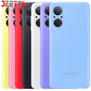 کاور سیلیکونی تک رنگ اورجینال Huawei Nova 9 SE مدل پاک کنی اصل