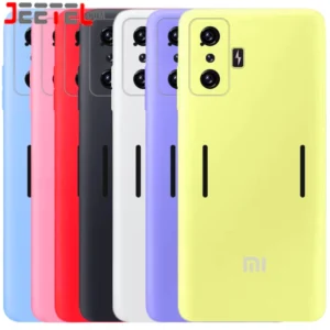 کاور سیلیکونی تک رنگ اورجینال Xiaomi Poco F4 GT مدل پاک کنی اصل