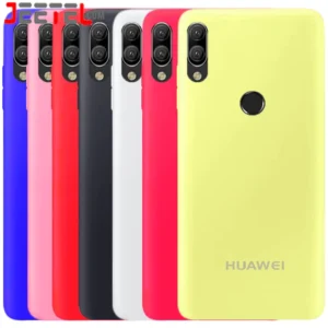 کاور سیلیکونی تک رنگ اورجینال Huawei Y7 2019 مدل پاک کنی اصل